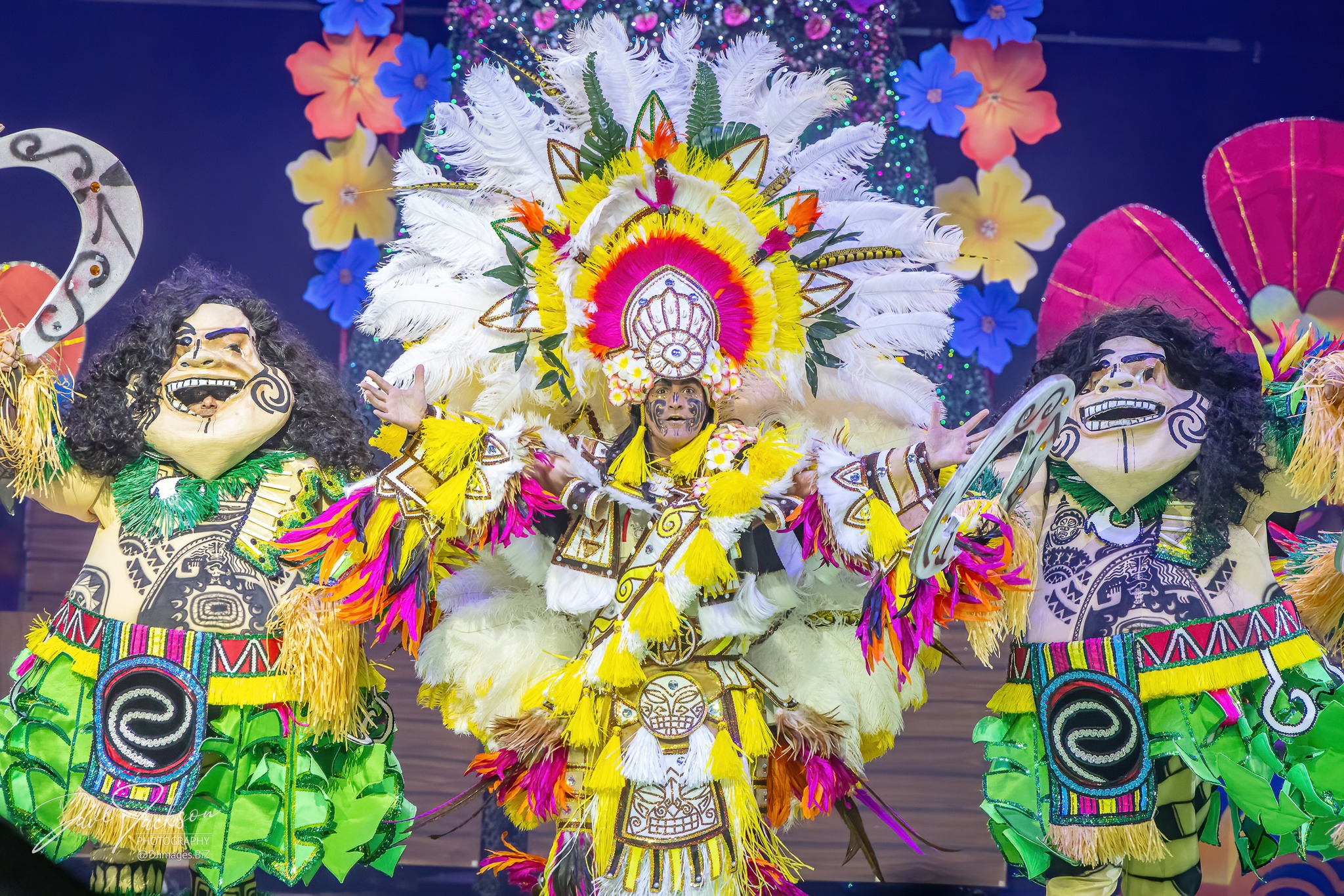 Shooting Stars in a vibrant Fancy Brigade performance